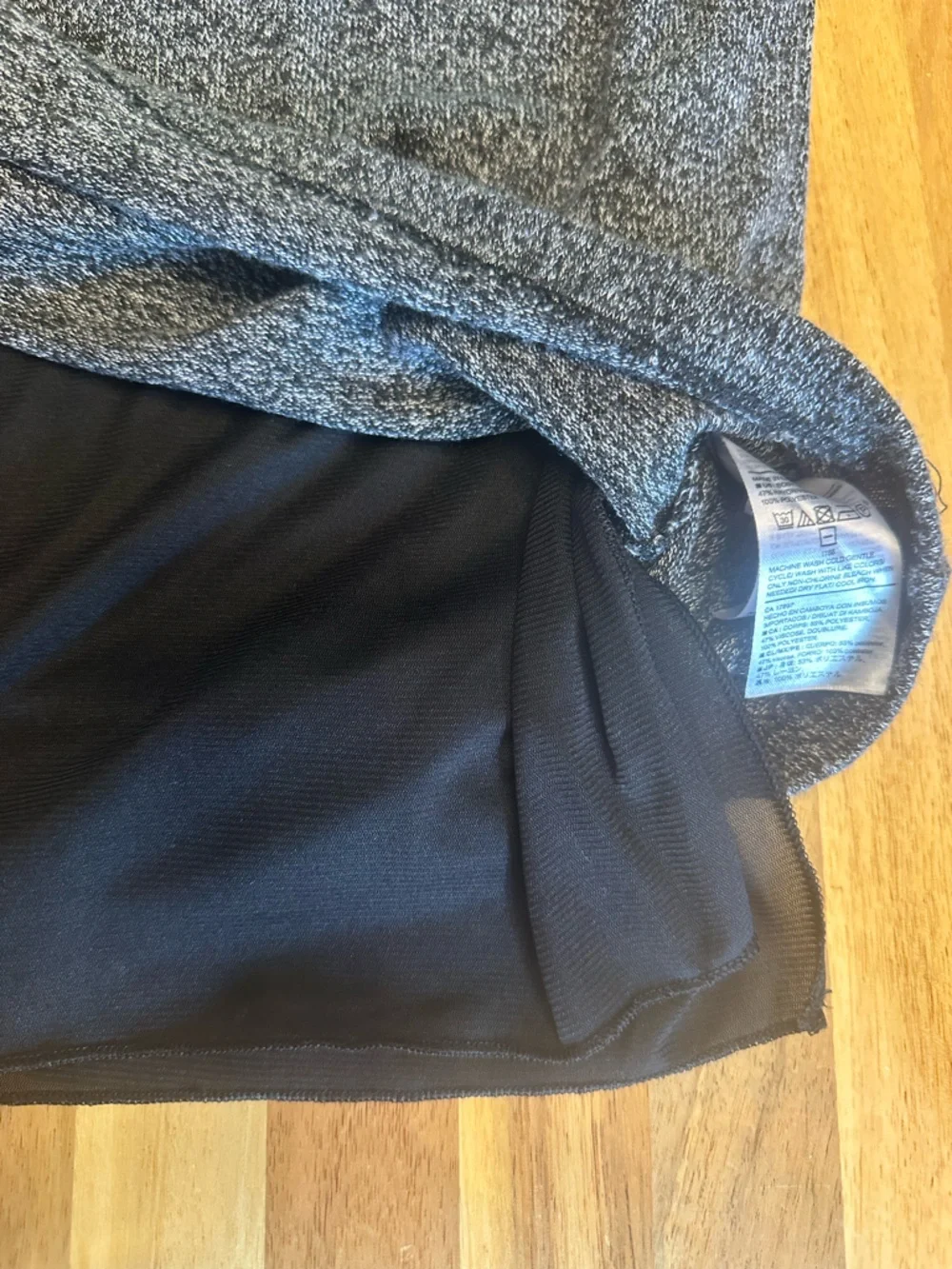 Old‎ Navy Heathered Gray Knit Midi Pull On Skirt size S